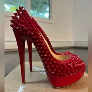 Christian Louboutin | Shoes | Christian Louboutin Lady Peep Spikes